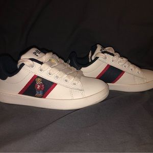 Polo Sneakers Kids - White, Blue and Red Excellent condition